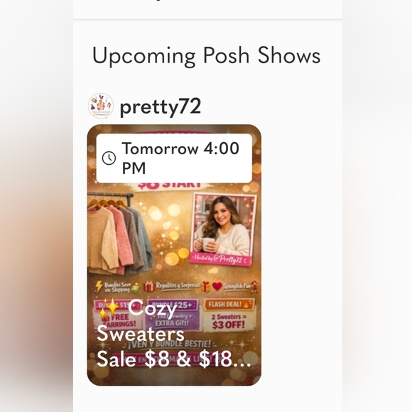 💥$8 & Up New & Pre-loved Sweaters SALE‼️Today, Ill See You  @4PM‼️ - Picture 3 of 17